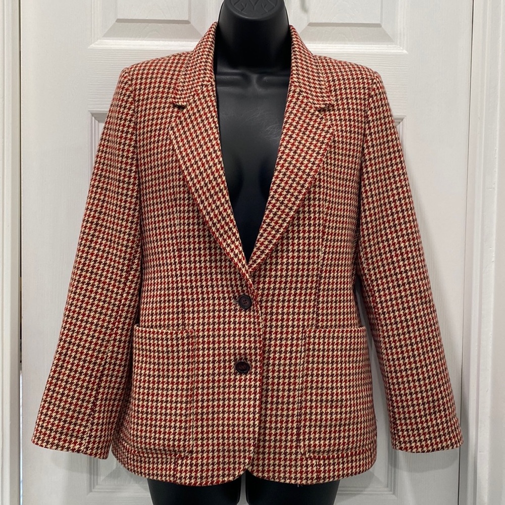 Vintage Liberty House Houndstooth Blazer